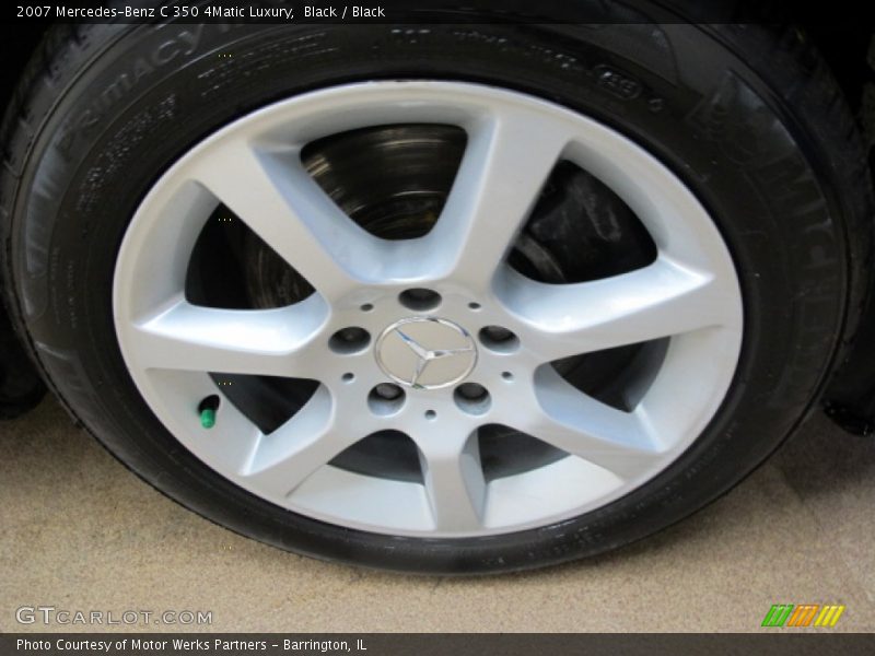 Black / Black 2007 Mercedes-Benz C 350 4Matic Luxury