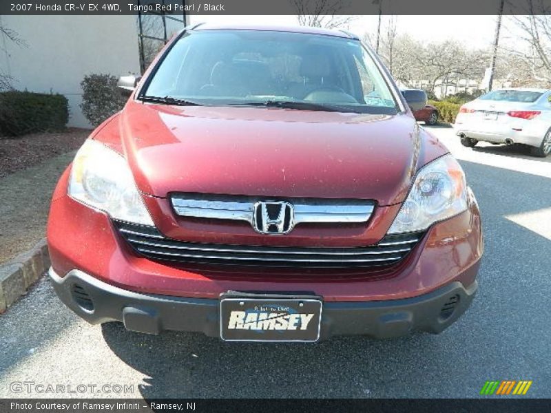 Tango Red Pearl / Black 2007 Honda CR-V EX 4WD