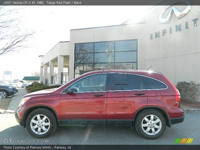 Tango Red Pearl / Black 2007 Honda CR-V EX 4WD