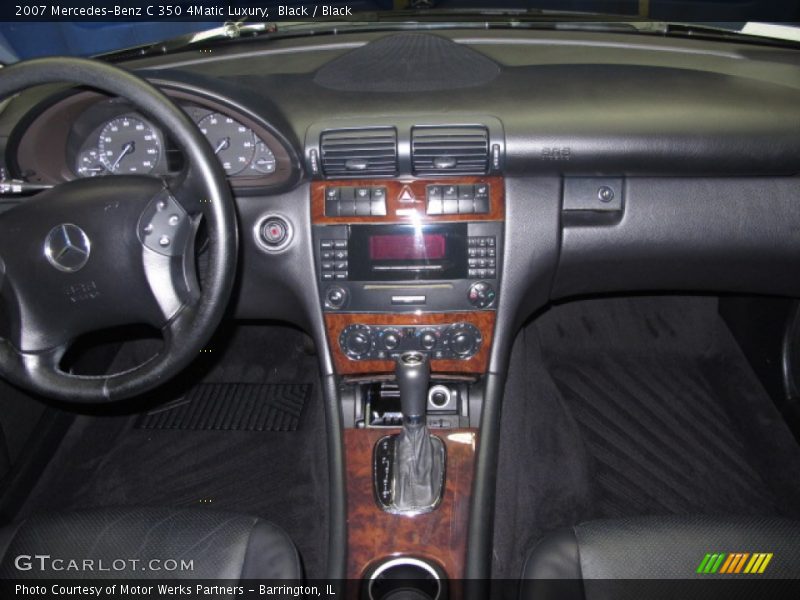 Black / Black 2007 Mercedes-Benz C 350 4Matic Luxury