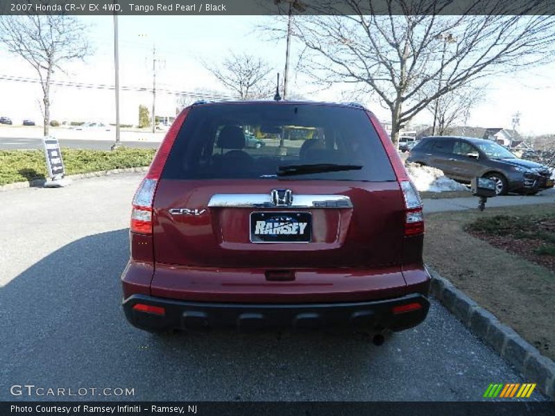 Tango Red Pearl / Black 2007 Honda CR-V EX 4WD