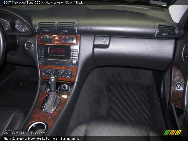 Black / Black 2007 Mercedes-Benz C 350 4Matic Luxury