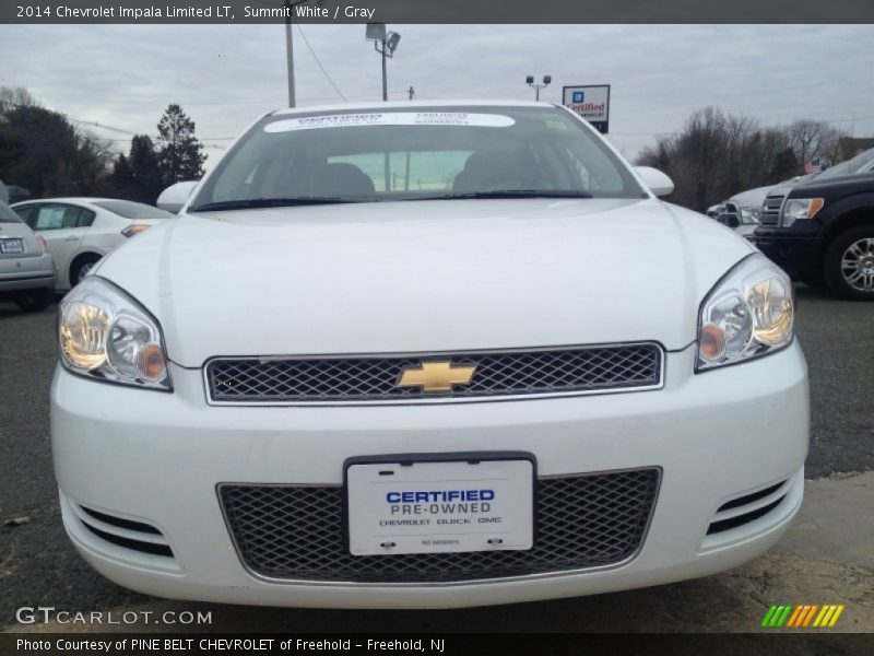 Summit White / Gray 2014 Chevrolet Impala Limited LT