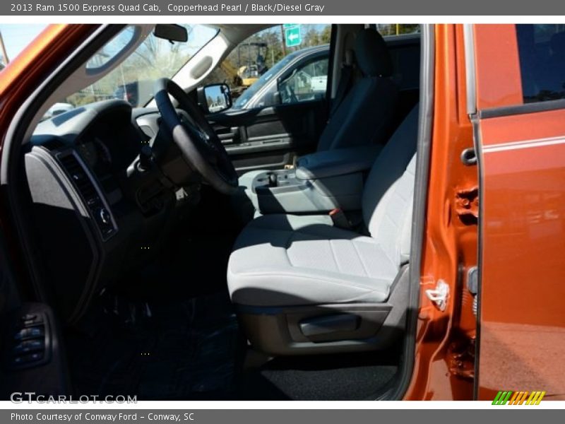 Copperhead Pearl / Black/Diesel Gray 2013 Ram 1500 Express Quad Cab