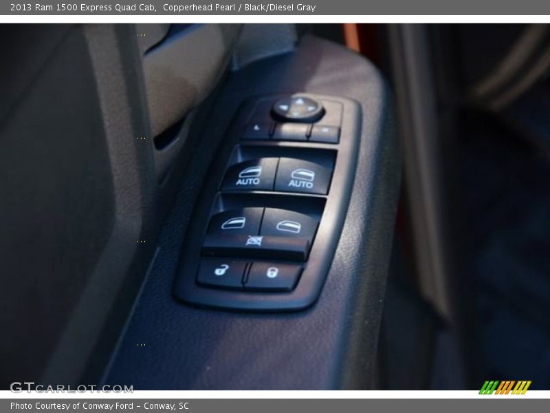 Copperhead Pearl / Black/Diesel Gray 2013 Ram 1500 Express Quad Cab