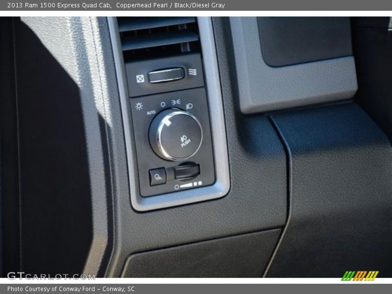 Copperhead Pearl / Black/Diesel Gray 2013 Ram 1500 Express Quad Cab