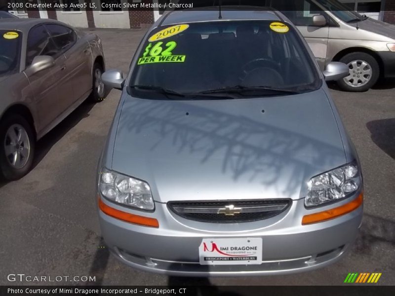 Cosmic Silver Metallic / Charcoal 2008 Chevrolet Aveo Aveo5 LS
