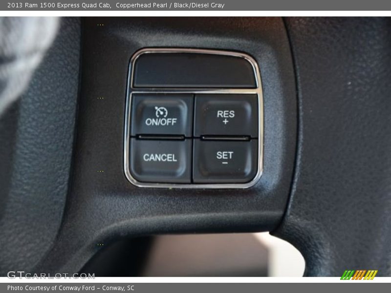 Copperhead Pearl / Black/Diesel Gray 2013 Ram 1500 Express Quad Cab