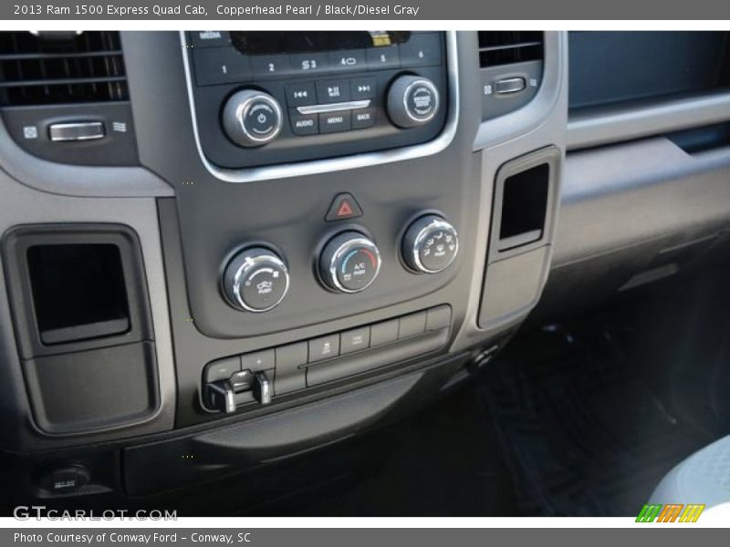 Copperhead Pearl / Black/Diesel Gray 2013 Ram 1500 Express Quad Cab