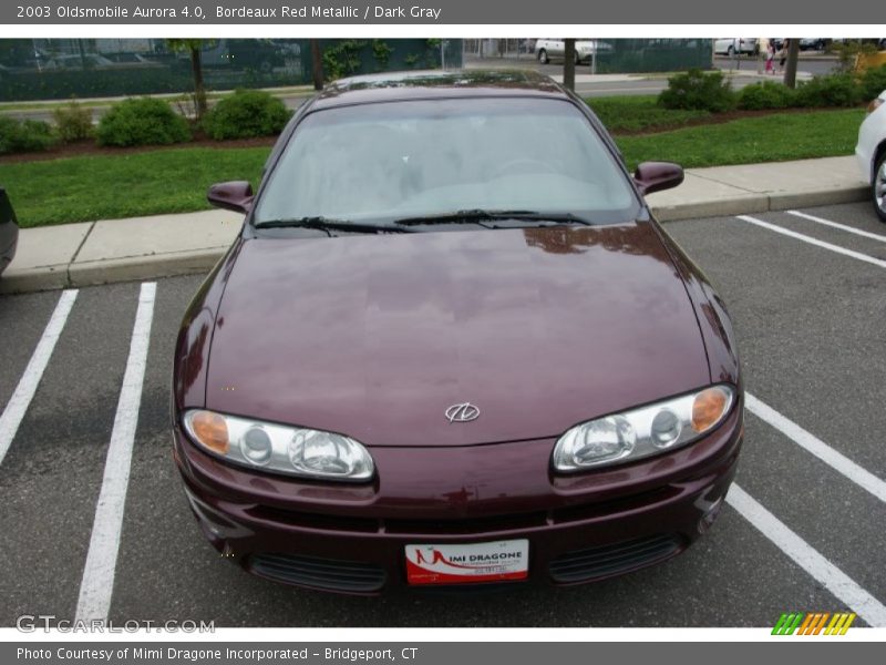 Bordeaux Red Metallic / Dark Gray 2003 Oldsmobile Aurora 4.0