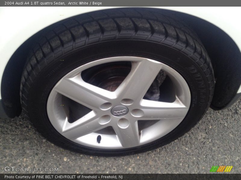 Arctic White / Beige 2004 Audi A4 1.8T quattro Sedan
