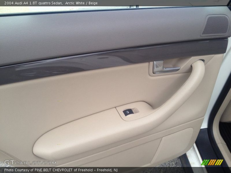 Arctic White / Beige 2004 Audi A4 1.8T quattro Sedan