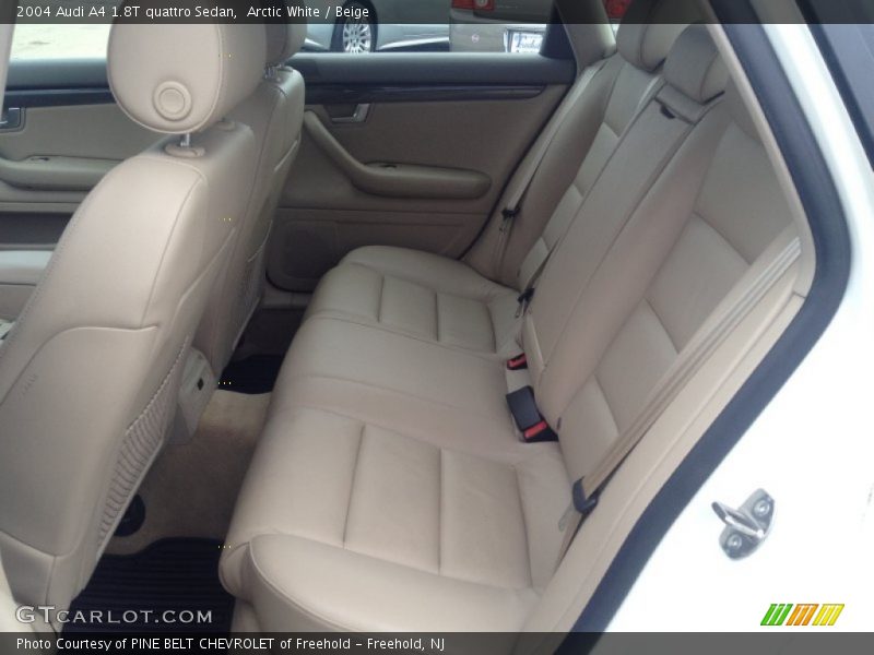 Arctic White / Beige 2004 Audi A4 1.8T quattro Sedan
