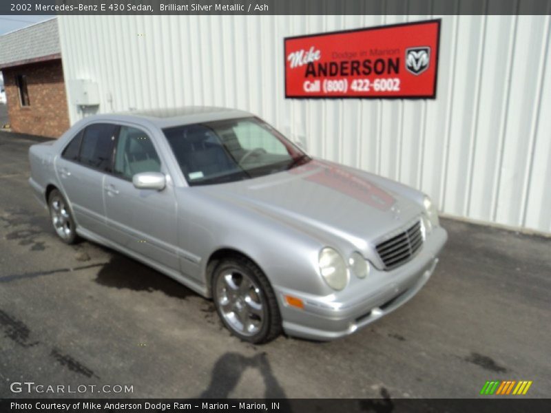 Brilliant Silver Metallic / Ash 2002 Mercedes-Benz E 430 Sedan