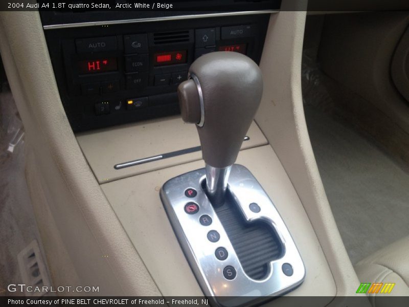 Arctic White / Beige 2004 Audi A4 1.8T quattro Sedan