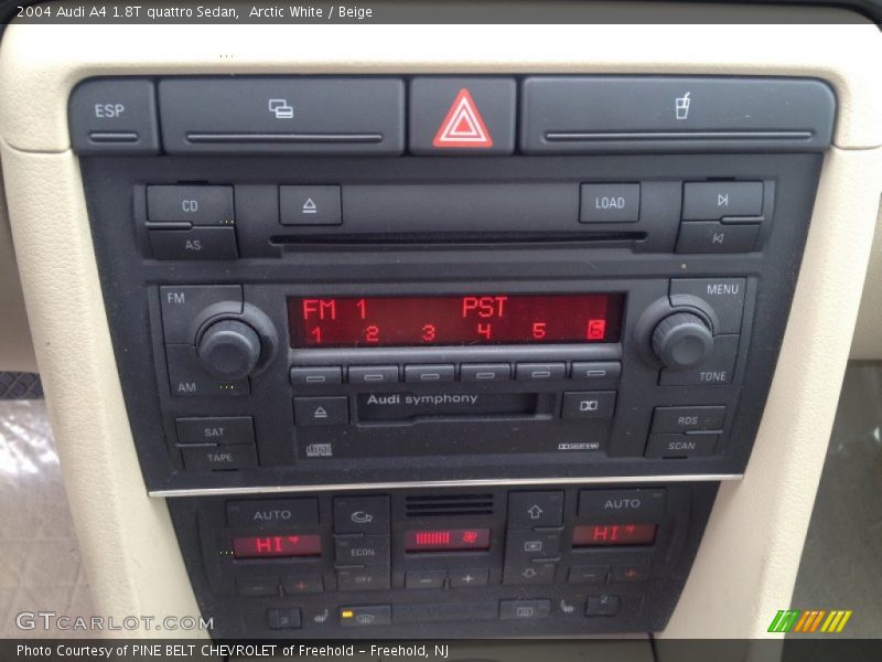 Arctic White / Beige 2004 Audi A4 1.8T quattro Sedan