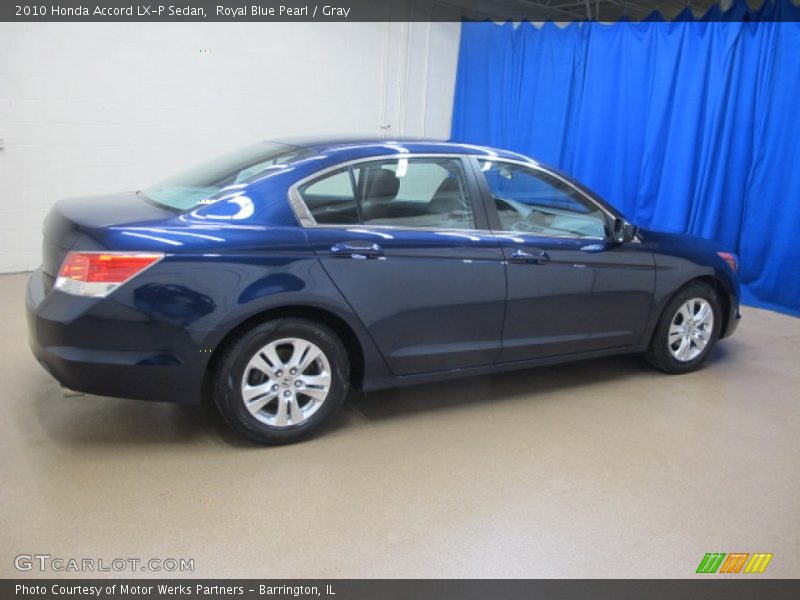 Royal Blue Pearl / Gray 2010 Honda Accord LX-P Sedan