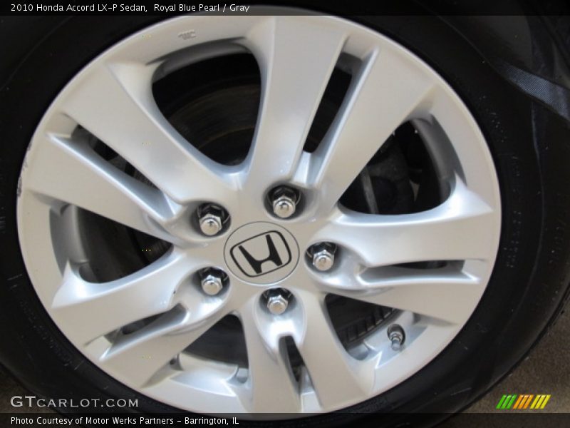 Royal Blue Pearl / Gray 2010 Honda Accord LX-P Sedan