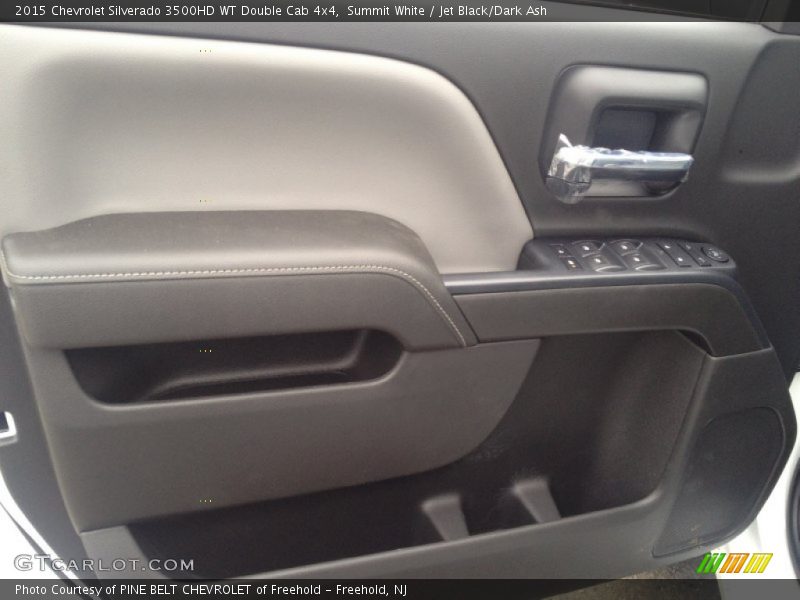 Summit White / Jet Black/Dark Ash 2015 Chevrolet Silverado 3500HD WT Double Cab 4x4