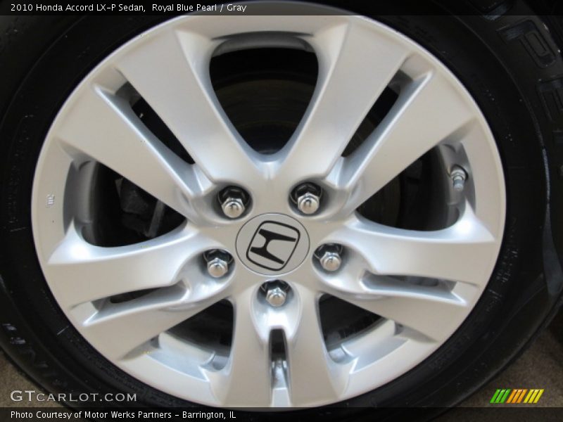Royal Blue Pearl / Gray 2010 Honda Accord LX-P Sedan
