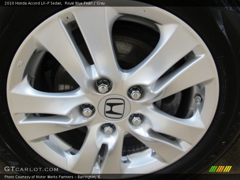 Royal Blue Pearl / Gray 2010 Honda Accord LX-P Sedan