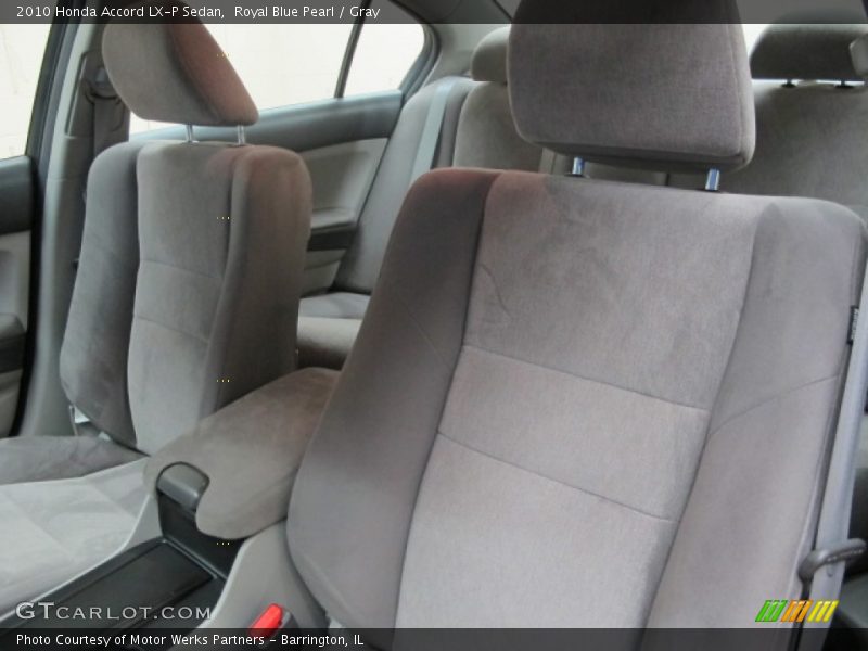 Royal Blue Pearl / Gray 2010 Honda Accord LX-P Sedan
