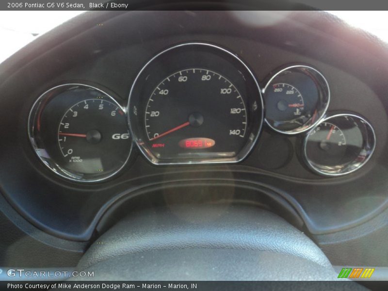 Black / Ebony 2006 Pontiac G6 V6 Sedan