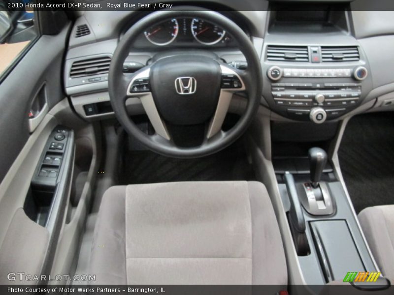 Royal Blue Pearl / Gray 2010 Honda Accord LX-P Sedan