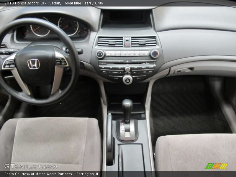 Royal Blue Pearl / Gray 2010 Honda Accord LX-P Sedan