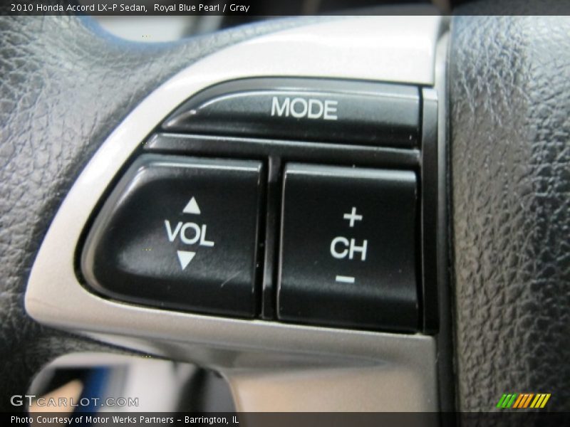 Royal Blue Pearl / Gray 2010 Honda Accord LX-P Sedan