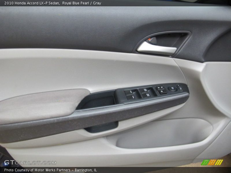 Royal Blue Pearl / Gray 2010 Honda Accord LX-P Sedan