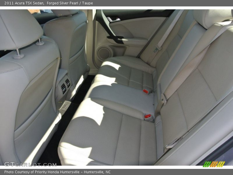 Forged Silver Pearl / Taupe 2011 Acura TSX Sedan