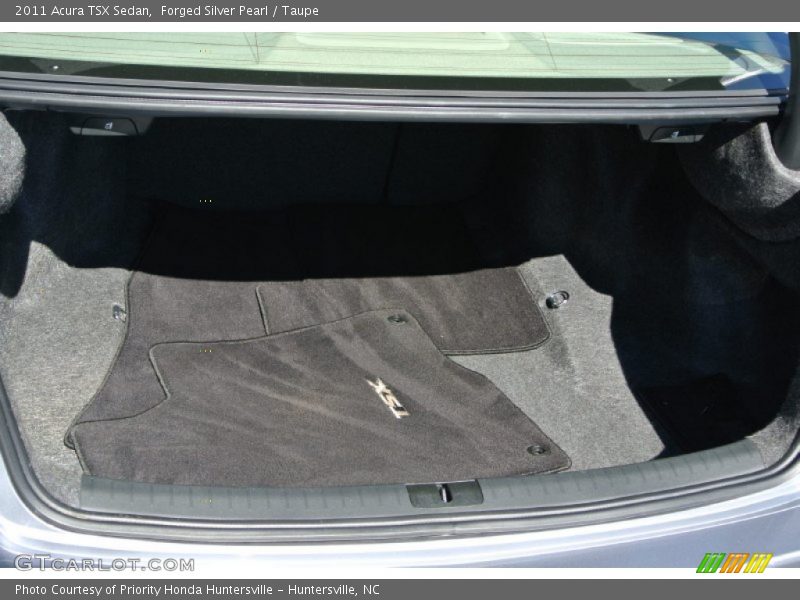 Forged Silver Pearl / Taupe 2011 Acura TSX Sedan