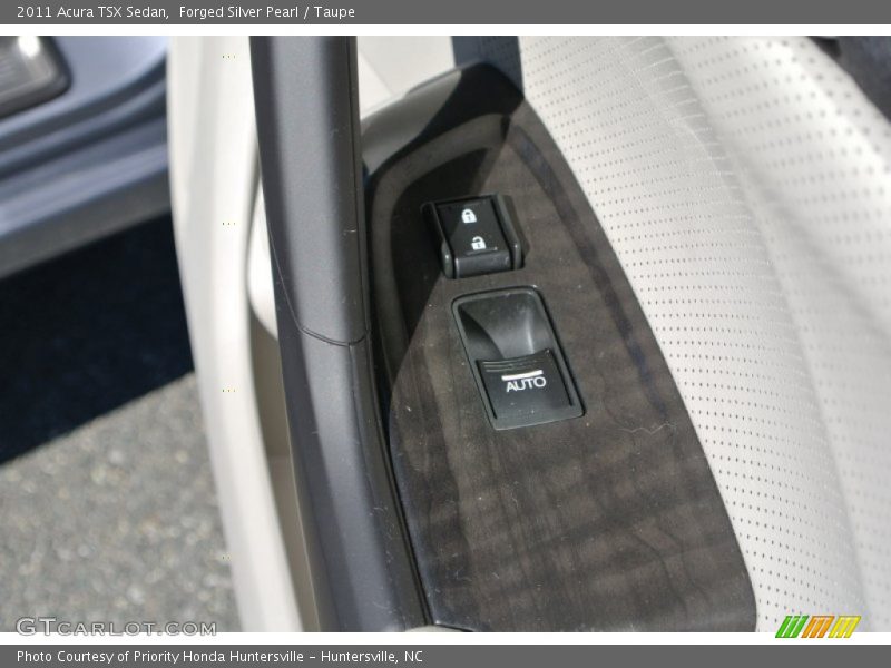 Forged Silver Pearl / Taupe 2011 Acura TSX Sedan