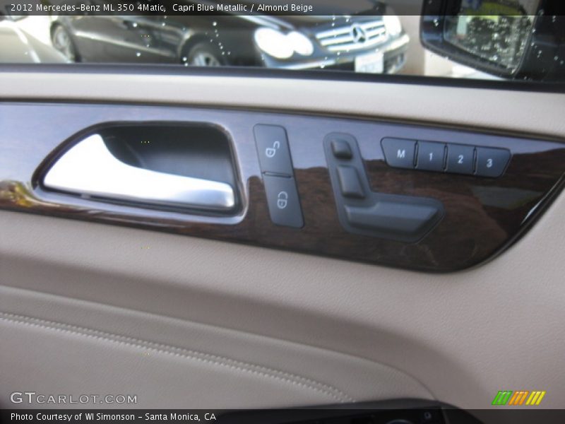 Capri Blue Metallic / Almond Beige 2012 Mercedes-Benz ML 350 4Matic