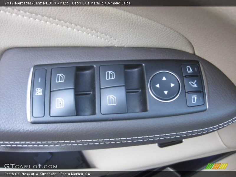 Capri Blue Metallic / Almond Beige 2012 Mercedes-Benz ML 350 4Matic