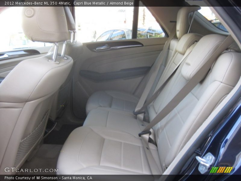 Capri Blue Metallic / Almond Beige 2012 Mercedes-Benz ML 350 4Matic