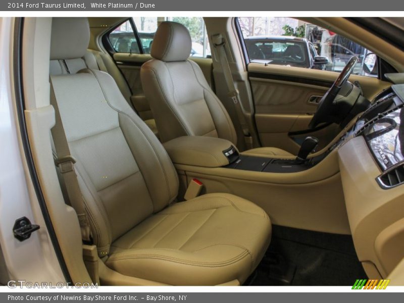 White Platinum / Dune 2014 Ford Taurus Limited