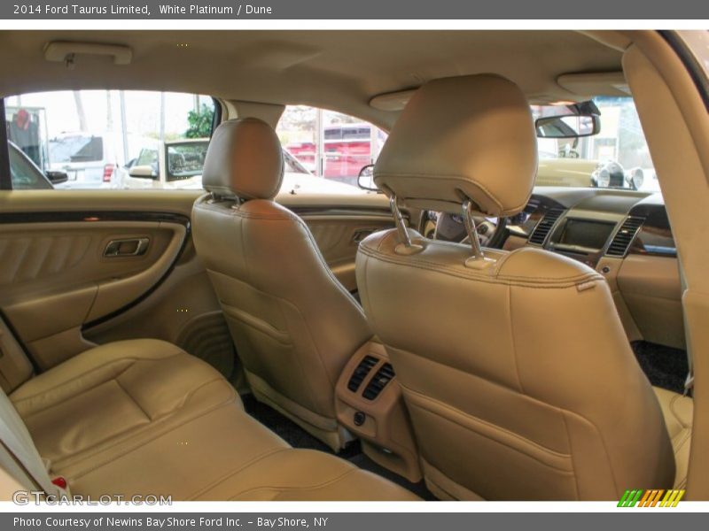 White Platinum / Dune 2014 Ford Taurus Limited