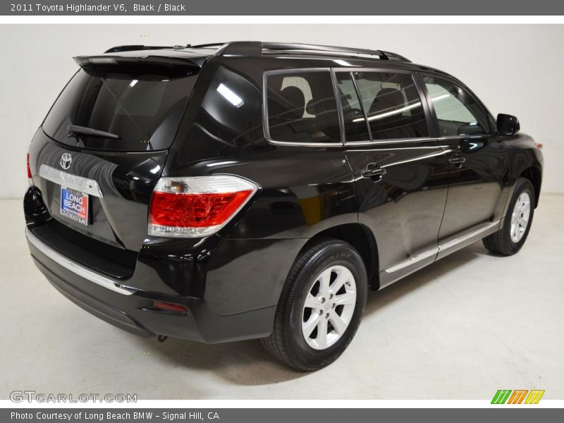 Black / Black 2011 Toyota Highlander V6