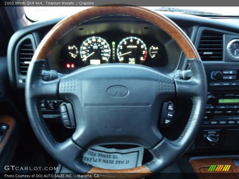 Titanium Metallic / Graphite 2001 Infiniti QX4 4x4