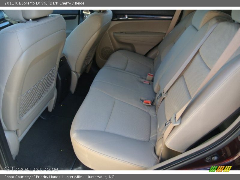 Dark Cherry / Beige 2011 Kia Sorento LX V6