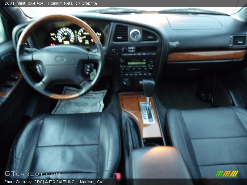Titanium Metallic / Graphite 2001 Infiniti QX4 4x4