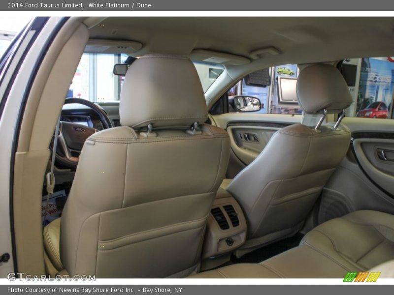 White Platinum / Dune 2014 Ford Taurus Limited