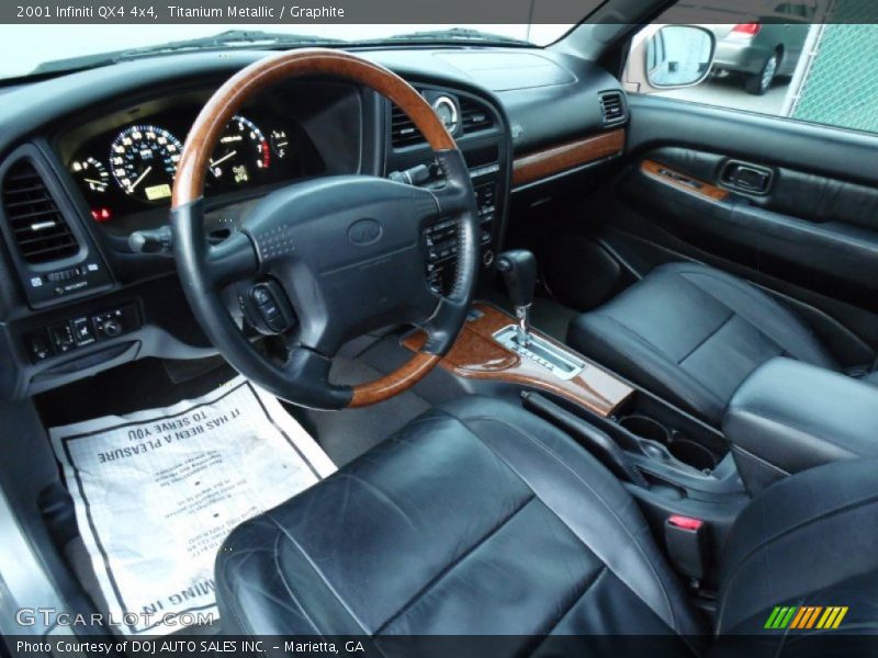 Titanium Metallic / Graphite 2001 Infiniti QX4 4x4