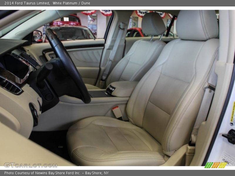 White Platinum / Dune 2014 Ford Taurus Limited