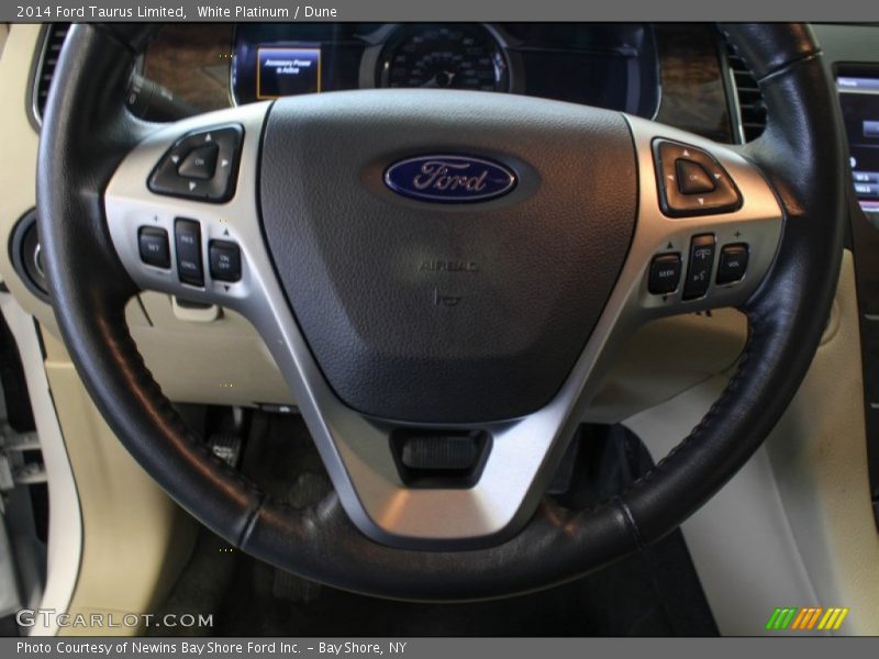 White Platinum / Dune 2014 Ford Taurus Limited