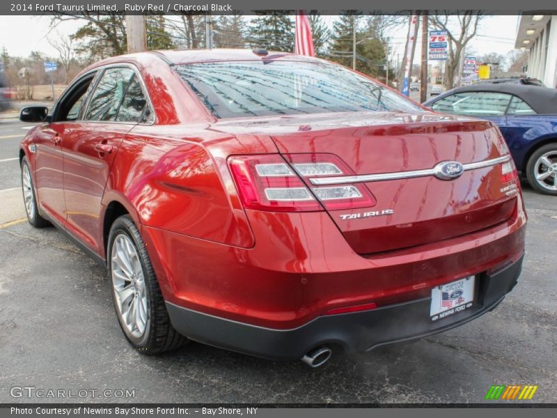 Ruby Red / Charcoal Black 2014 Ford Taurus Limited