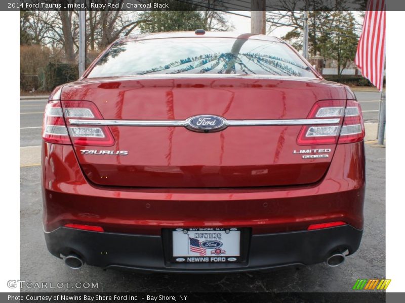 Ruby Red / Charcoal Black 2014 Ford Taurus Limited