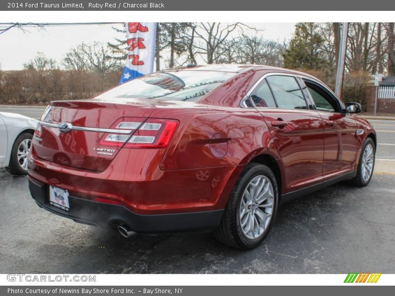 Ruby Red / Charcoal Black 2014 Ford Taurus Limited